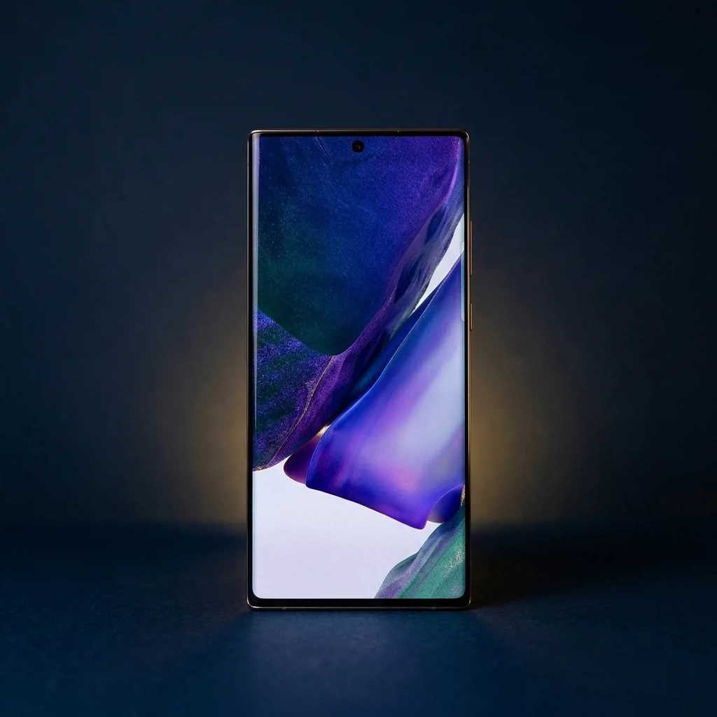 Samsung Galaxy Note 20 — вид спереди, экран Dynamic AMOLED 2X