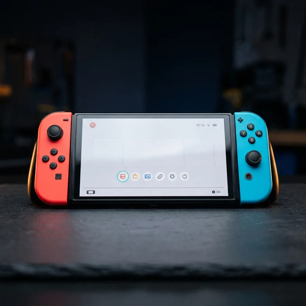 Восстановленная портативная игровая приставка Nintendo Switch