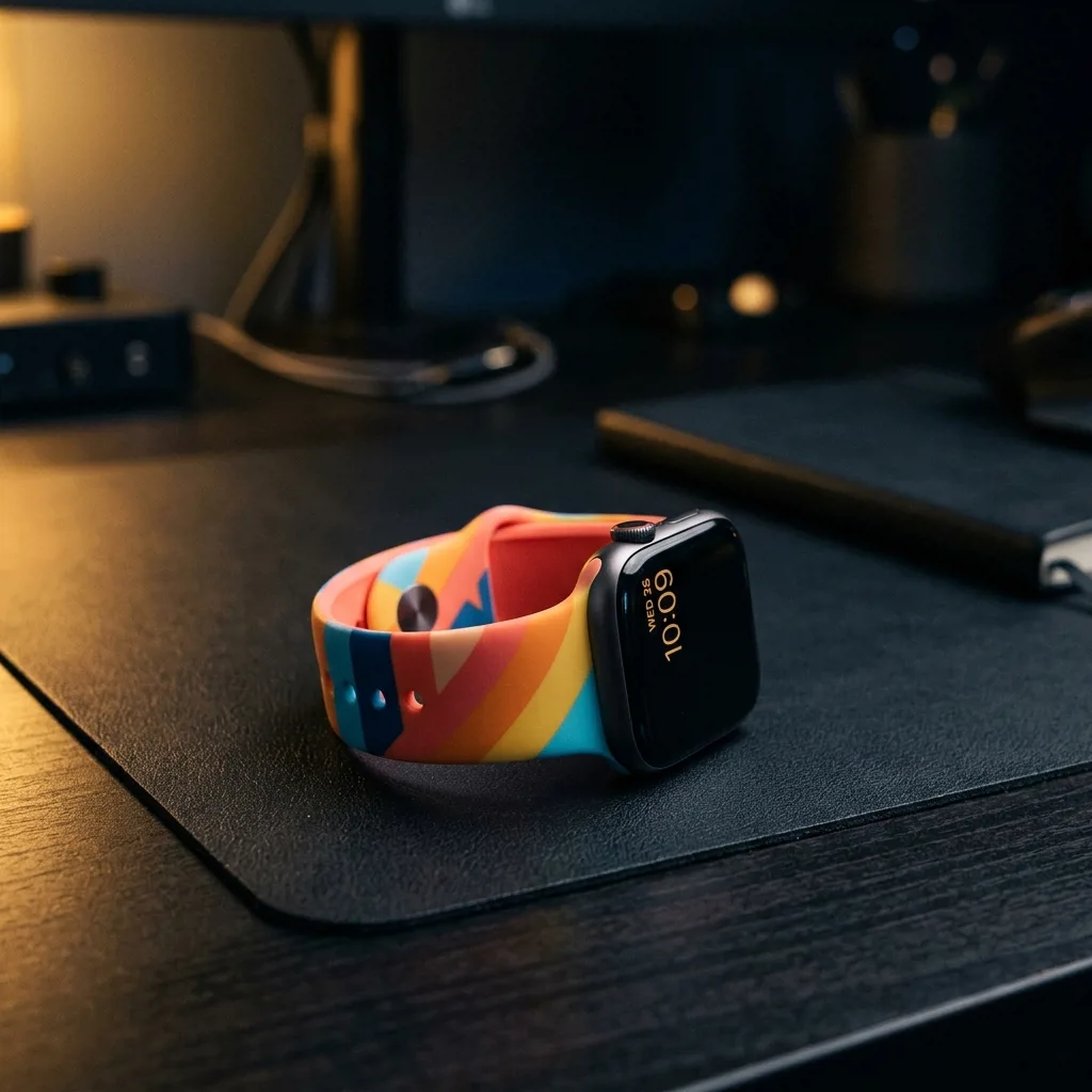 Apple Watch SE в спортивном ремешке