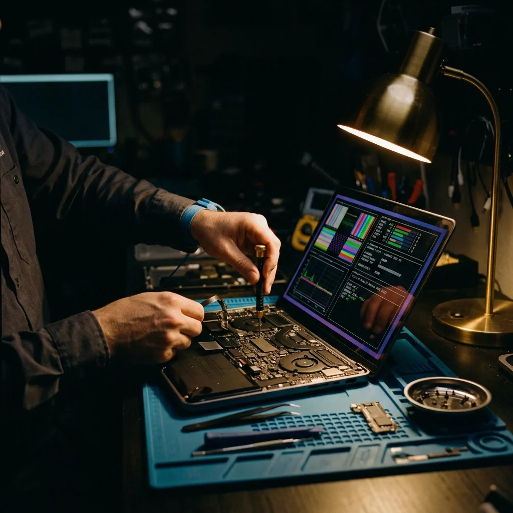 Диагностика MacBook Pro 14 M1 Pro перед продажей