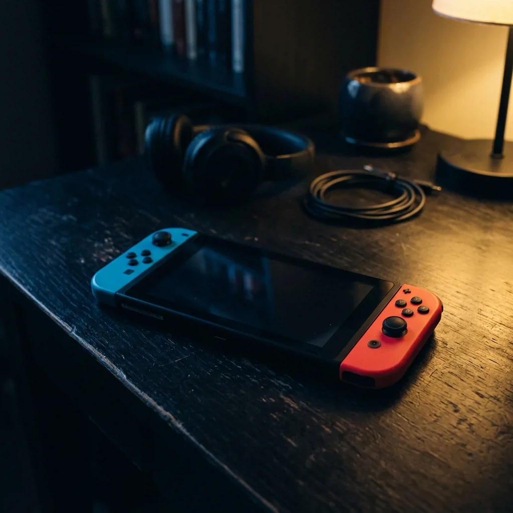 Восстановленная портативная консоль Nintendo Switch с джой-конами