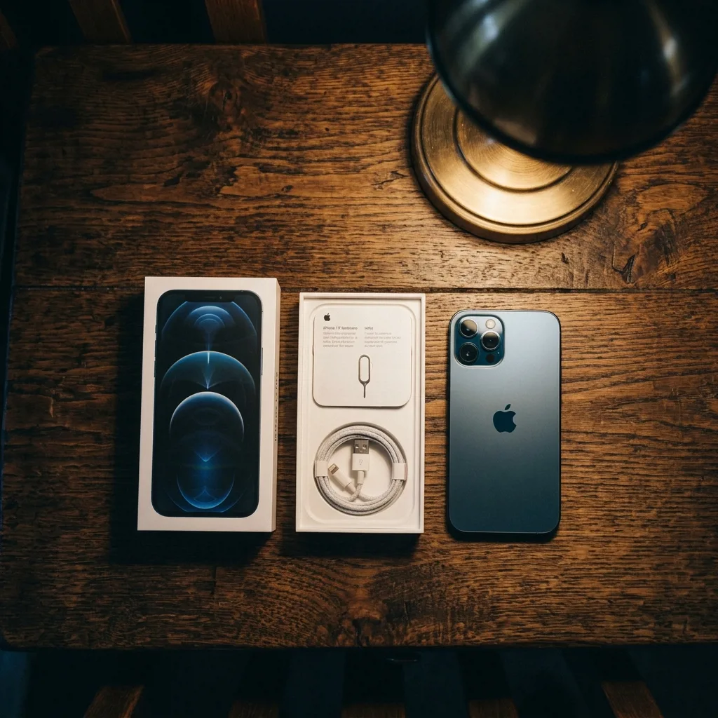 iPhone 12 Pro 128 ГБ — комплект поставки и коробка