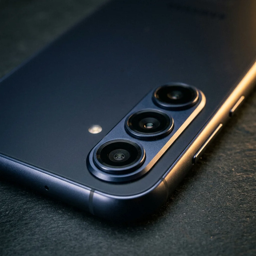 Samsung Galaxy S24 крупным планом — экран Dynamic AMOLED и тройная камера