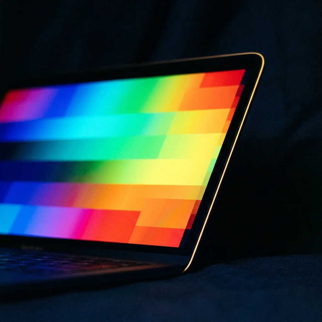 Экран MacBook без битых пикселей и засветов