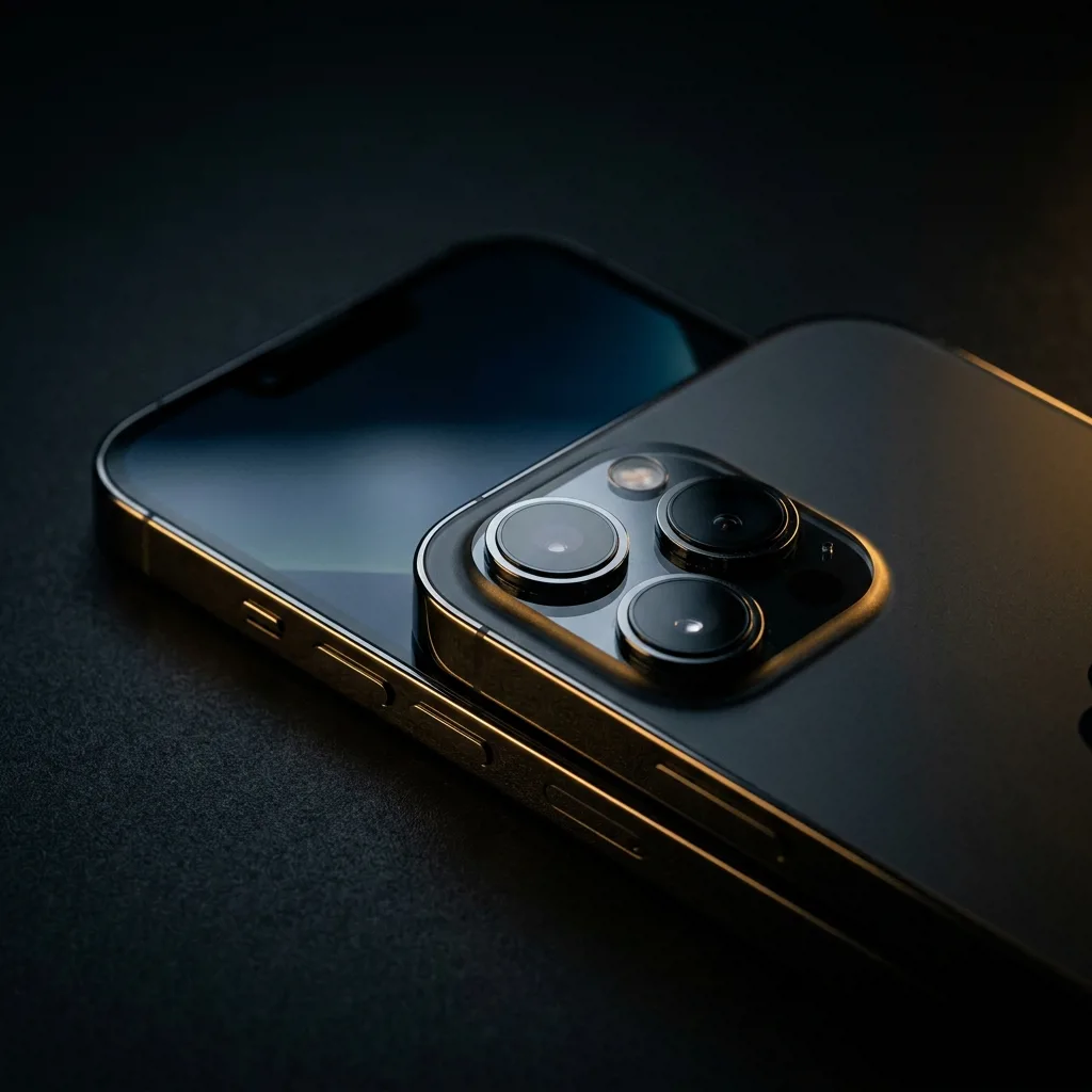 iPhone 13 Pro Max крупным планом — экран ProMotion 120 Гц и блок камер