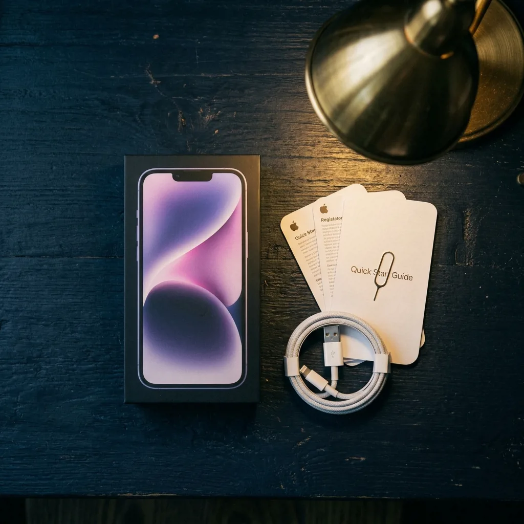 iPhone 14 Plus 256 ГБ — комплект поставки, коробка