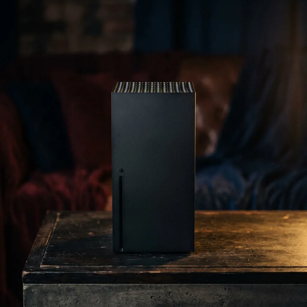 Чёрная игровая консоль Xbox Series X — скупка игровых приставок в Санкт-Петербурге