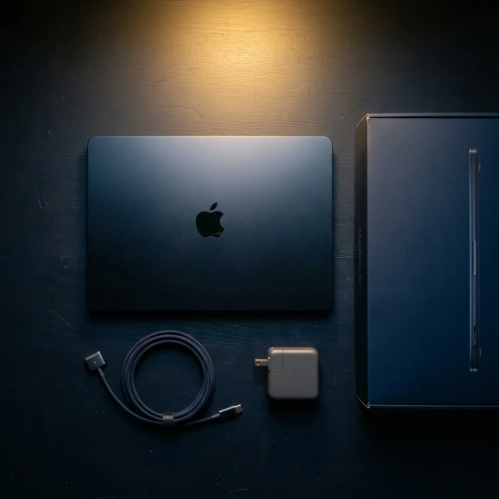 Комплектация MacBook Air 13 M3 с зарядным устройством