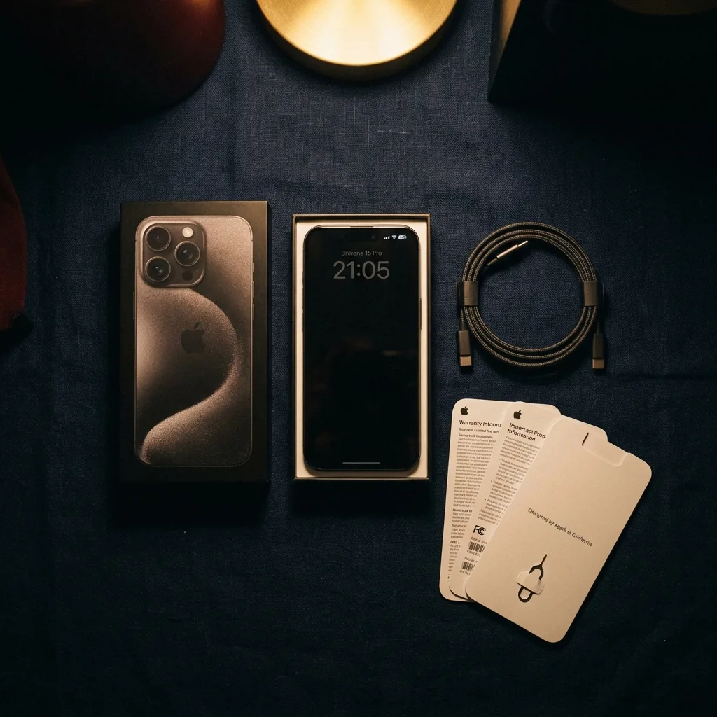 iPhone 15 Pro 512 ГБ — комплект поставки и документы