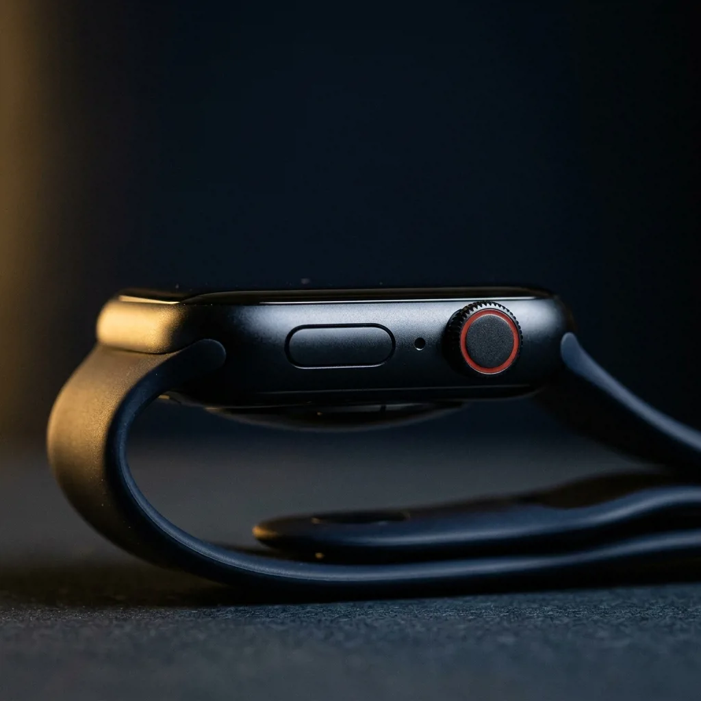 Apple Watch Series 7 41 мм — боковая грань и Digital Crown