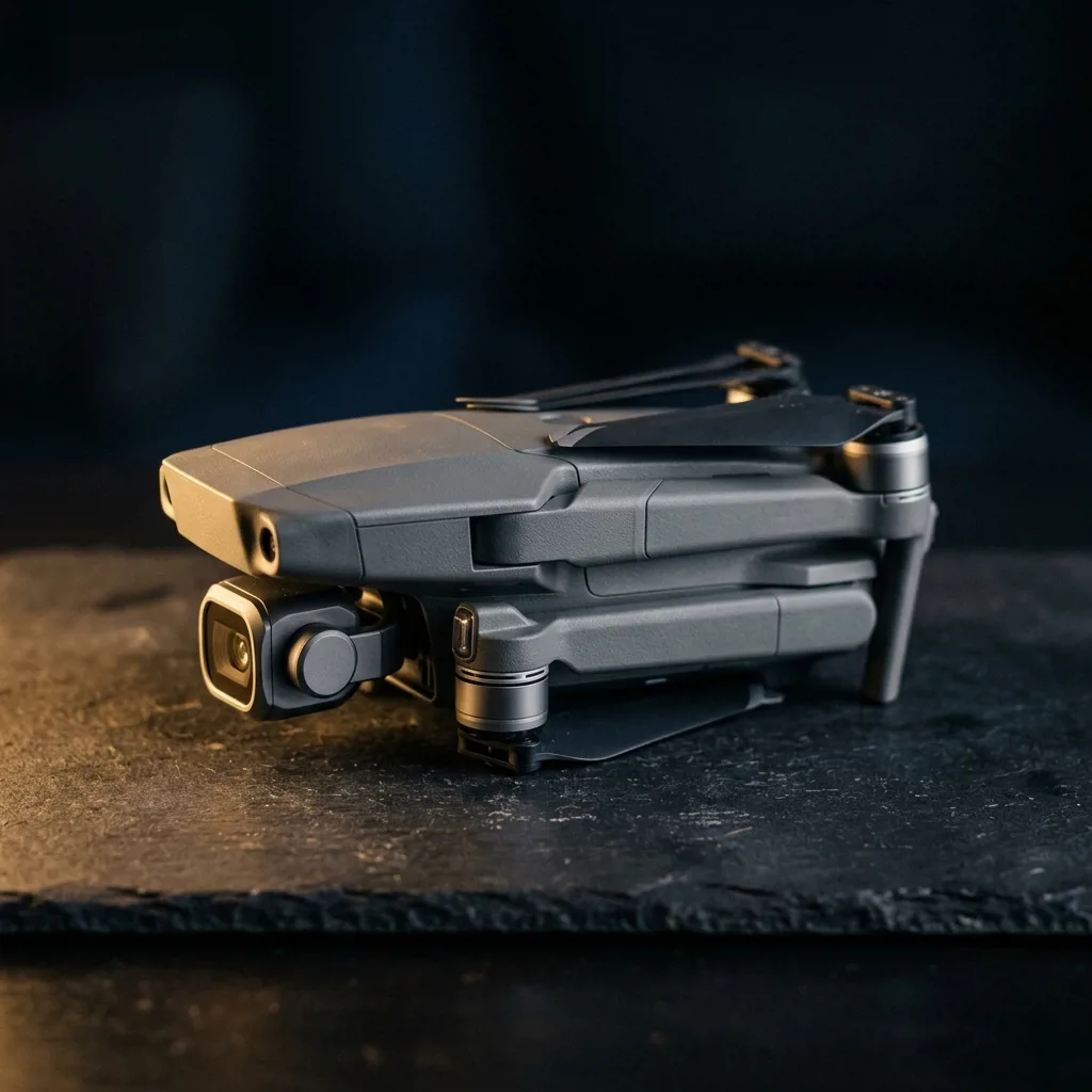Квадрокоптер DJI Mavic в сложенном виде