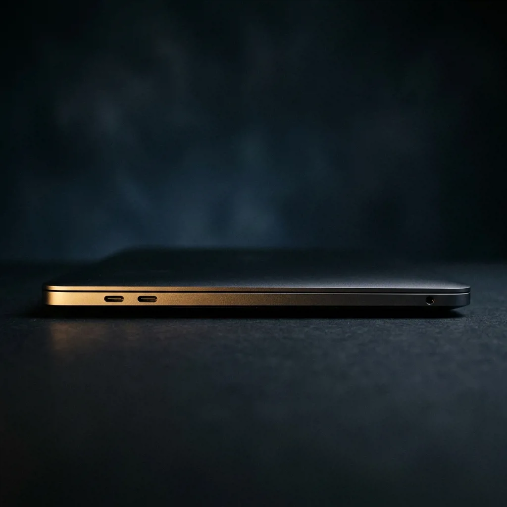 MacBook Pro 13 M1 — порты и корпус сбоку