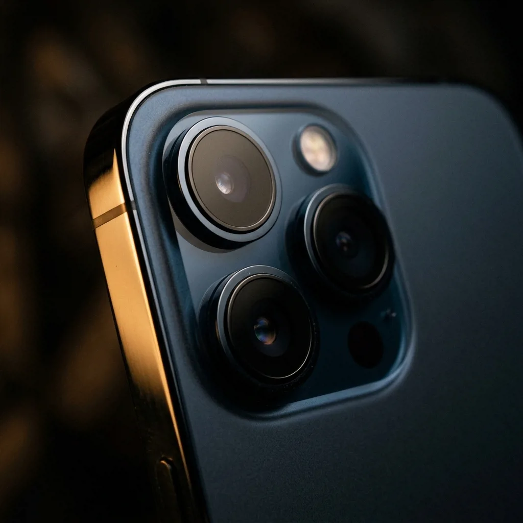 iPhone 13 Pro с тройной камерой — крупный план корпуса