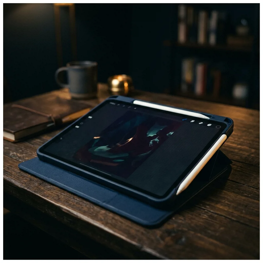 iPad Pro 12.9 M2 с чехлом и стилусом Apple Pencil