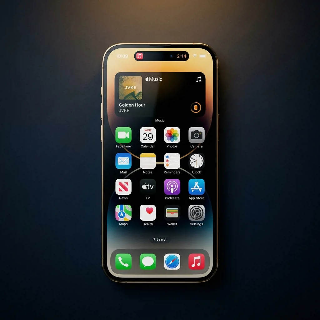 iPhone 14 Pro Max 256 ГБ — вид спереди, дисплей Dynamic Island
