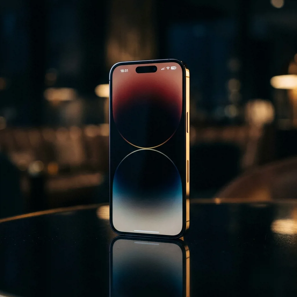 iPhone 14 Pro Max спереди — экран Super Retina XDR с Dynamic Island