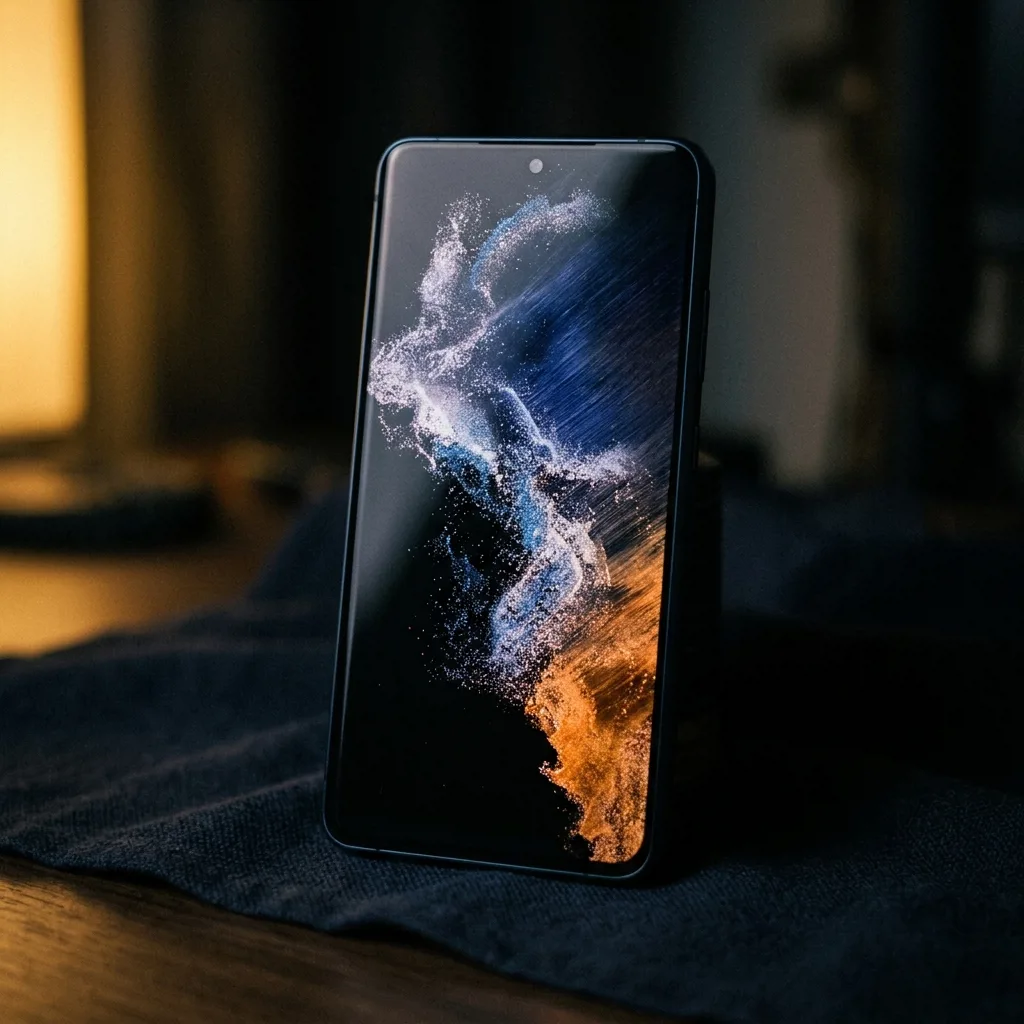 Samsung Galaxy S22 спереди — экран Dynamic AMOLED 2X