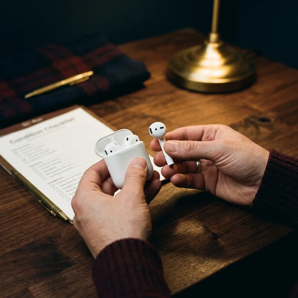 Проверка состояния наушников AirPods 2 перед продажей