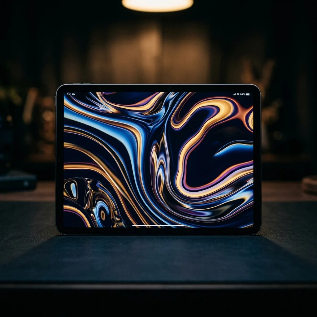 iPad Pro 11 M2 вид спереди — дисплей Liquid Retina 11 дюймов