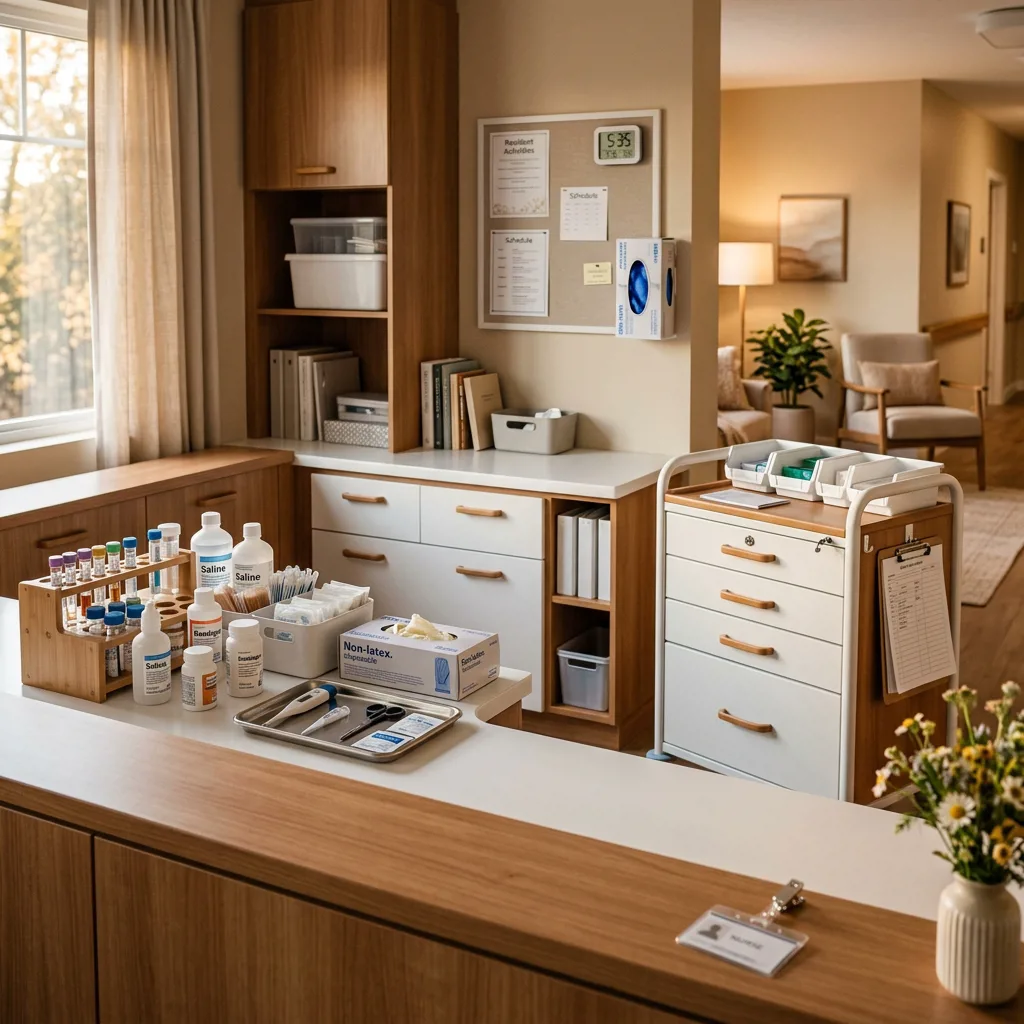 Медицинский блок пансионата для ухода за лежачими