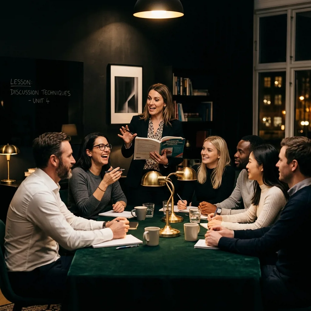 Ученики на занятии по английскому языку в школе English Next — коммуникативная методика