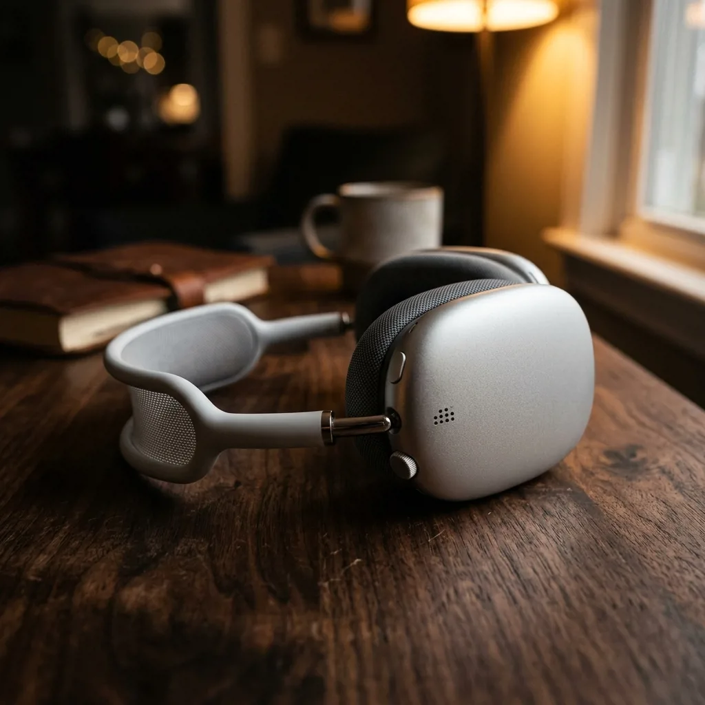 Полноразмерные наушники AirPods Max в серебристом цвете