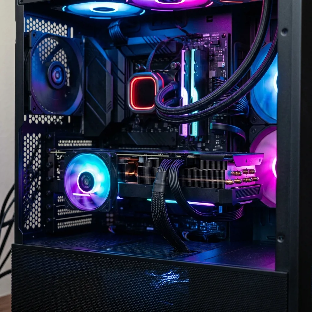 Видеокарта RTX 4070 в игровом ПК клуба Респавн