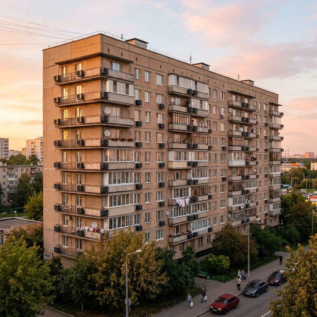 Монтаж кондиционеров в жилом комплексе Солнечный, г. Московский