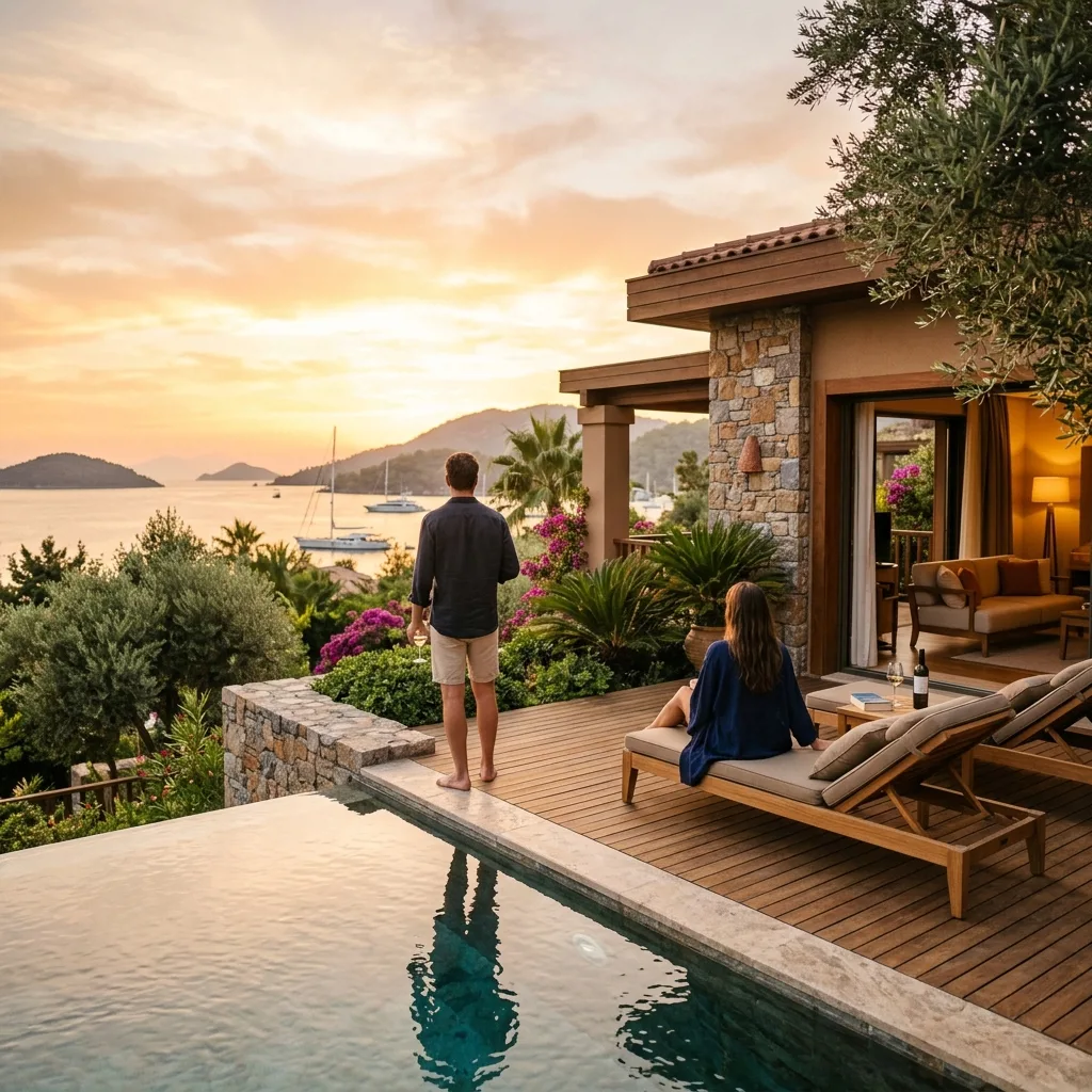 Приватная вилла с бассейном в отеле Rixos Premium Göcek