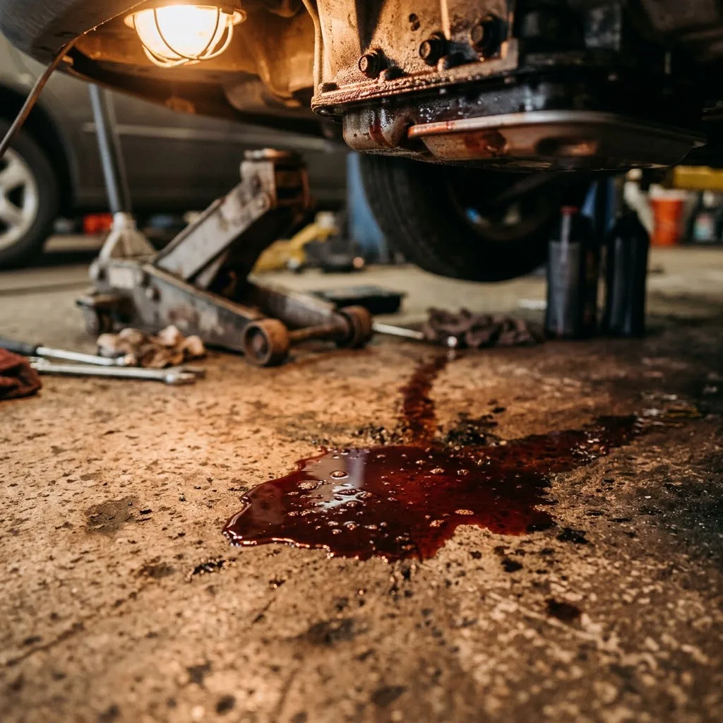Неисправная коробка передач автомобиля