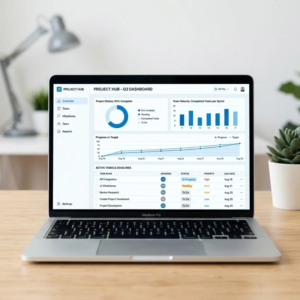 Интерфейс системы управления проектами Bitrix24