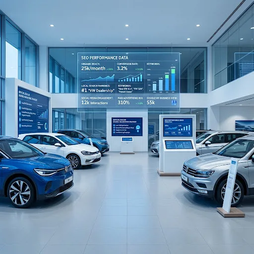 Кейс продвижения сайта дилера Volkswagen