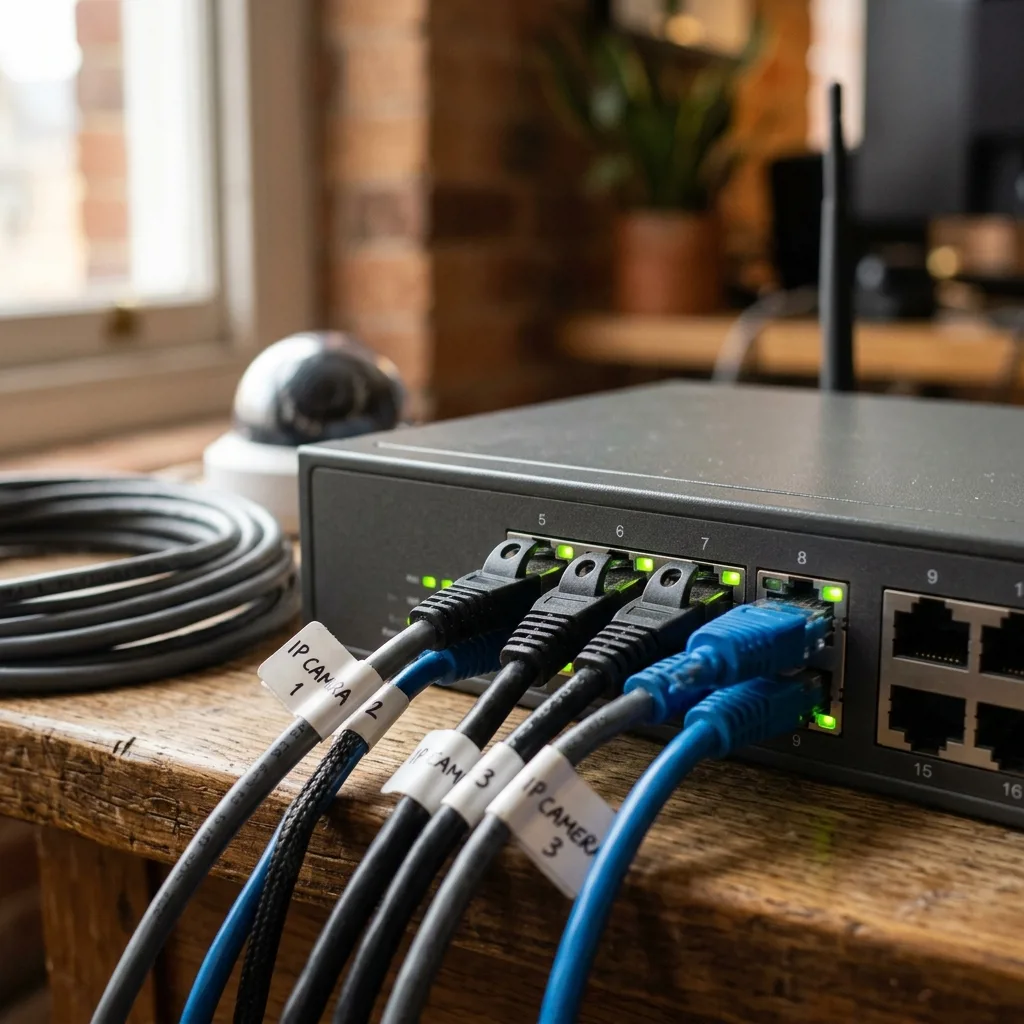 PoE коммутатор для питания IP-камер видеонаблюдения