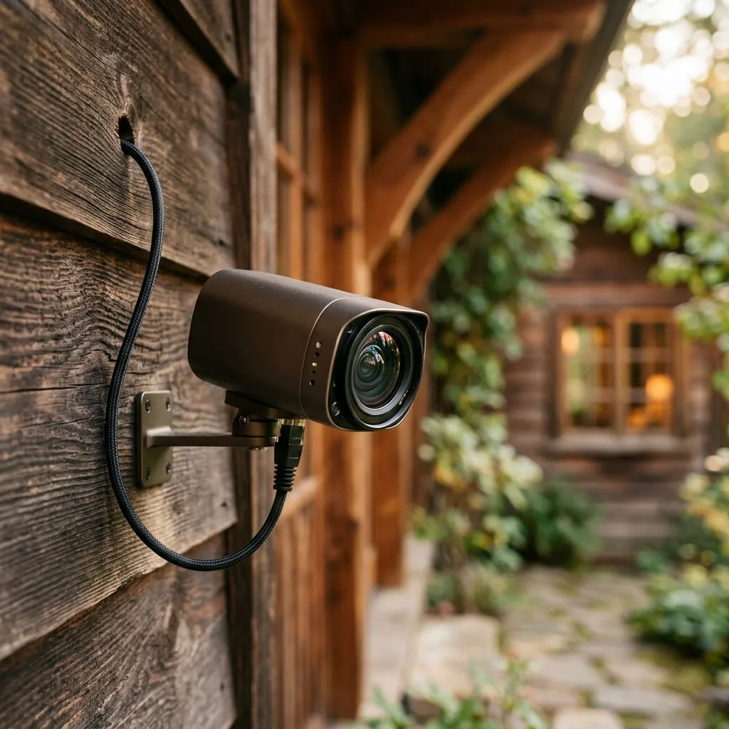 IP-камера видеонаблюдения 4K для коттеджа