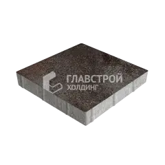 Тротуарная плитка Квадрат 300х300х60, мокко