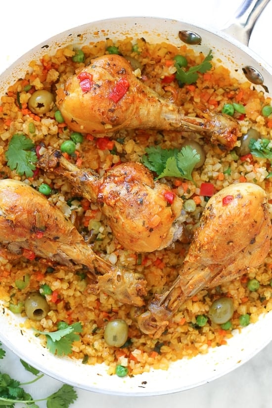 Испанское блюдо из курицы с цветной капустой