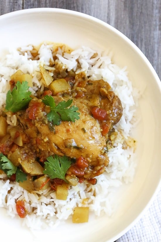 Куриное карри с кокосовым молоком