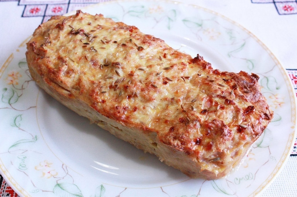 Мясной хлеб из куриной грудки