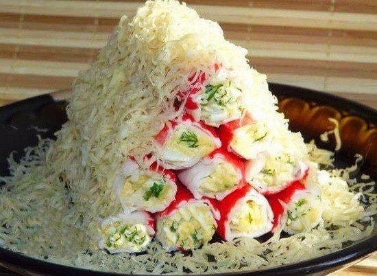 Новогодняя крабовая Монастырская изба