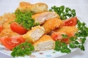 Куриные наггетсы в сырной панировке