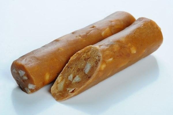 Сливочная шоколадная колбаска