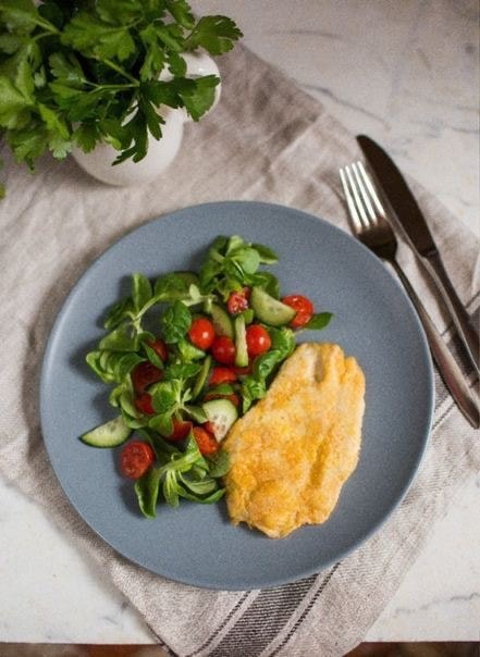 Пушистые куриные отбивные