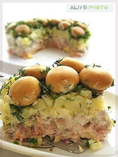 Салат Грибная поляна