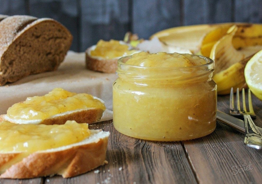 Банановый джем с ананасом