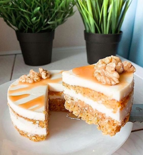 Морковный тортик