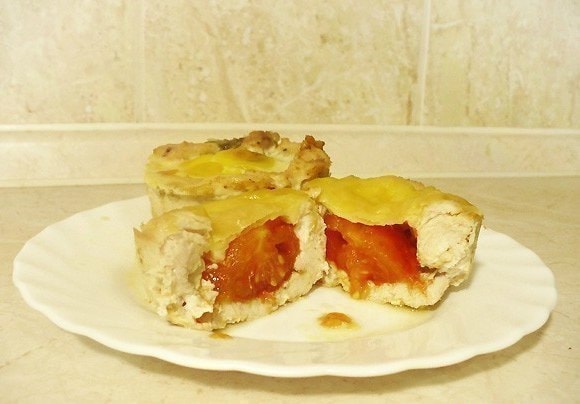 Куриные маффины с начинкой