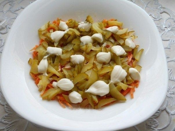 Салат Орхидея с чипсами