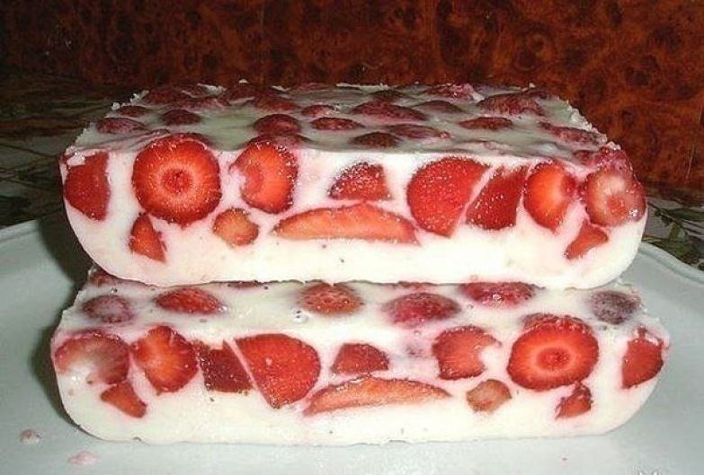 Диетический чизкейк с ягодами