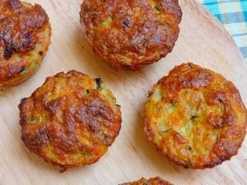 Маффины из кабачка и творога