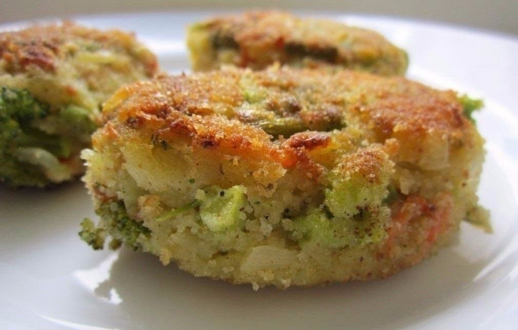 Куриные котлетки с брокколи